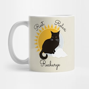 Pepper the Cat-Rest Relax Recharge Mug